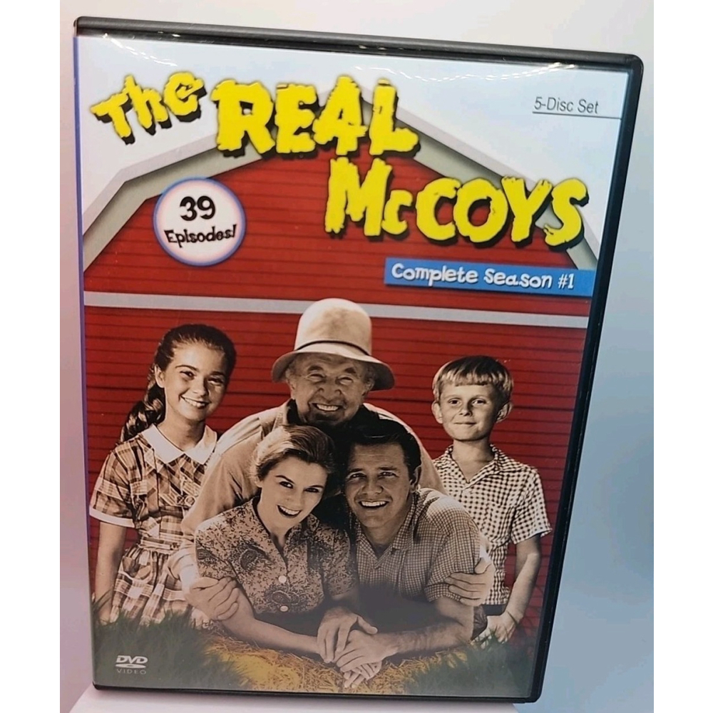 The Real McCoys Complete Season 1 (DVD, Region 1, 5 Disc Set) Black & White